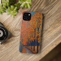Golden Autumn Pathway Phone Case