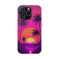 Neon Sunset & Palms Phone Case