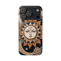 Celestial Sun & Moon Phone Case Cosmic Boho