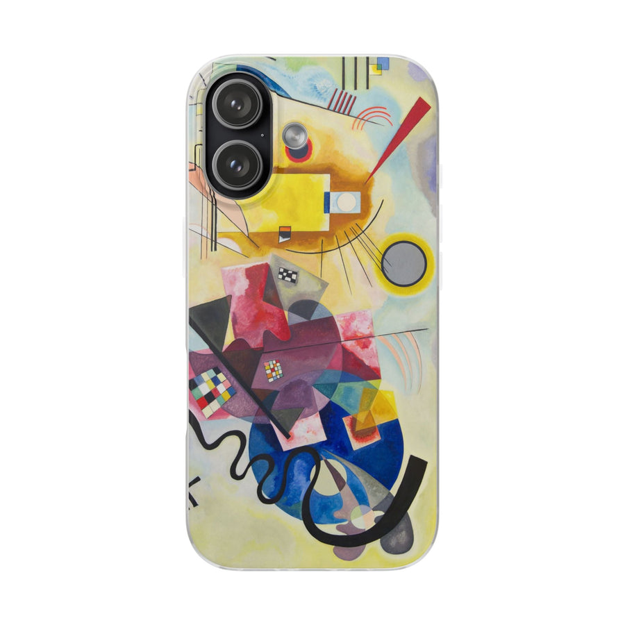 Yellow-Red-Blue Abstract Art Phone Case - Kandinsky Modernist Masterpiece