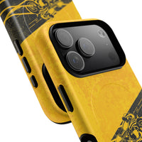 Motorbike Rider Matte iPhone Case - Shockproof MagSafe® Compatible Cover