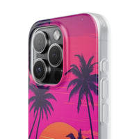 Neon Sunset & Palms Phone Case