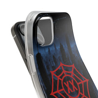 Personalised Spider Superhero Phone Case - Custom Initials Emblem