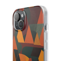 Geometric Autumn Forest Phone Case