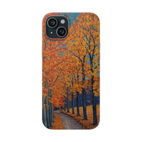 Golden Autumn Pathway Phone Case