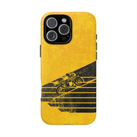 Motorbike Rider Matte iPhone Case - Shockproof MagSafe® Compatible Cover