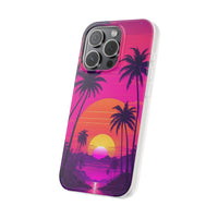 Neon Sunset & Palms Phone Case