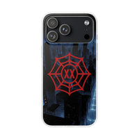 Personalised Spider Superhero Phone Case - Custom Initials Emblem