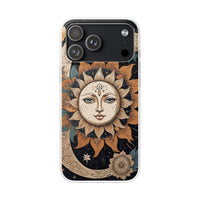 Celestial Sun & Moon Phone Case Cosmic Boho