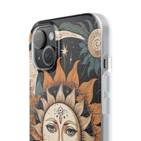 Celestial Sun & Moon Phone Case Cosmic Boho