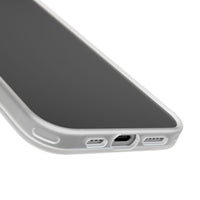 Fluid Wave Distortion Gradient Phone Case - Grey to Navy Abstract Pattern