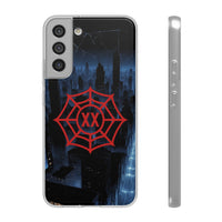 Personalised Spider Superhero Phone Case - Custom Initials Emblem