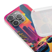 Neon Drive Sunset City Phone Case