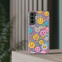 Smiley Bloom Burst Phone Case