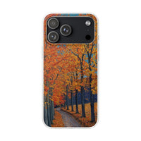Golden Autumn Pathway Phone Case