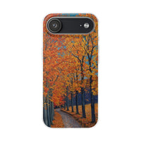 Golden Autumn Pathway Phone Case