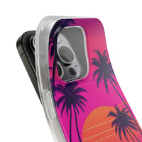 Neon Sunset & Palms Phone Case