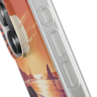 Beach Bonfire Sunset Phone Case