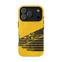 Motorbike Rider Matte iPhone Case - Shockproof MagSafe® Compatible Cover