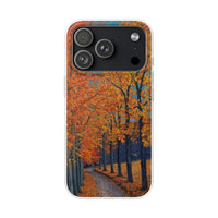 Golden Autumn Pathway Phone Case