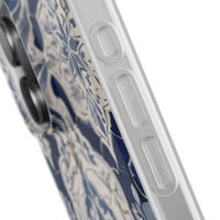 Blue & White Moroccan Tile Phone Case - Mediterranean Pattern Style