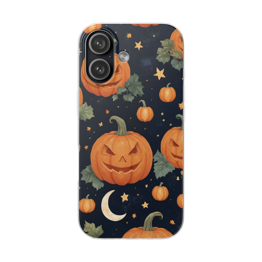 Pumpkin Phone Case Halloween Lantern Night Sky