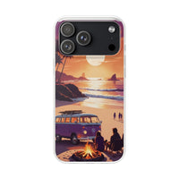 Beach Bonfire Sunset Phone Case