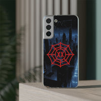 Personalised Spider Superhero Phone Case - Custom Initials Emblem