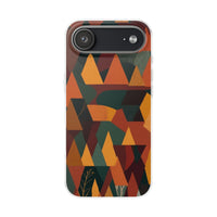 Geometric Autumn Forest Phone Case