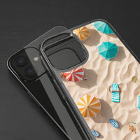 Aerial Beach Scene Phone Case