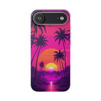 Neon Sunset & Palms Phone Case