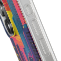 Neon Drive Sunset City Phone Case