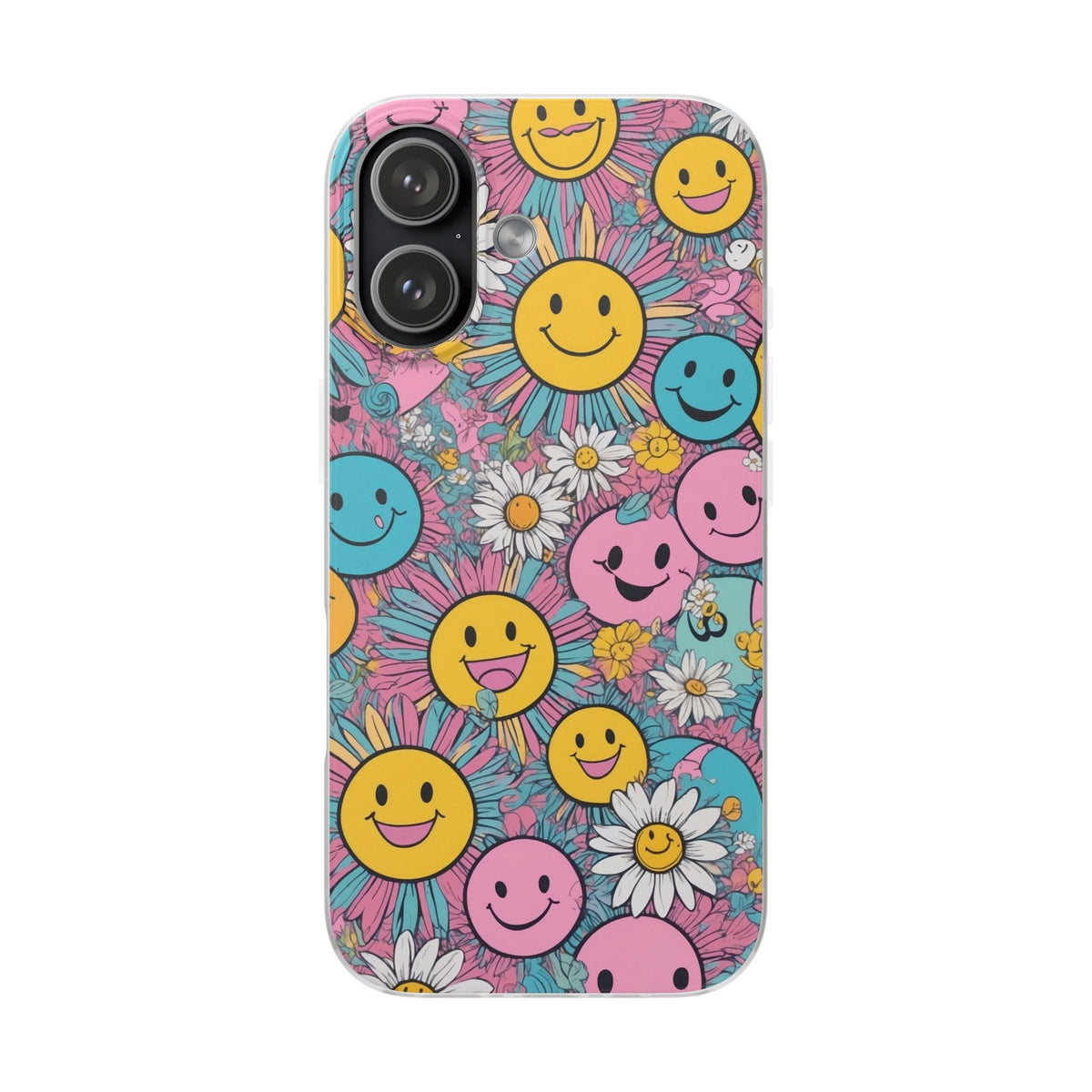 Smiley Bloom Burst Phone Case