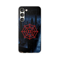 Personalised Spider Superhero Phone Case - Custom Initials Emblem