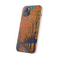 Golden Autumn Pathway Phone Case