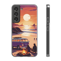 Beach Bonfire Sunset Phone Case