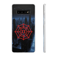 Personalised Spider Superhero Phone Case - Custom Initials Emblem