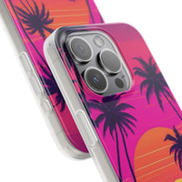 Neon Sunset & Palms Phone Case