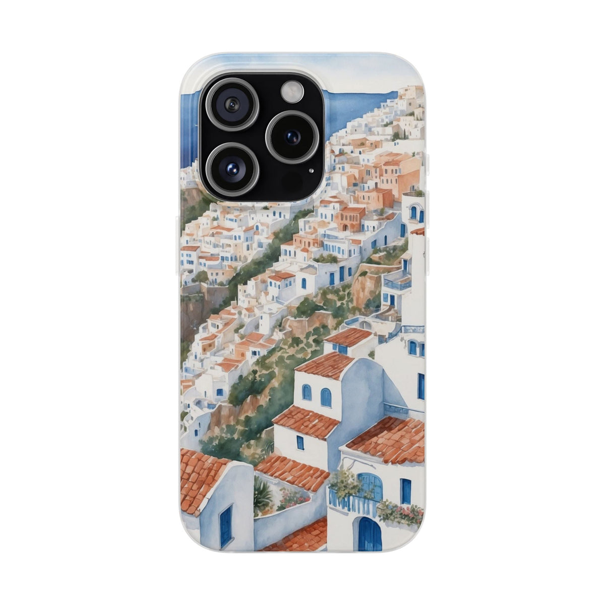 Santorini Coastal Phone Case