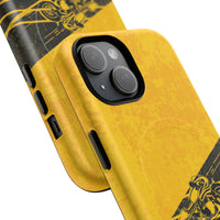 Motorbike Rider Matte iPhone Case - Shockproof MagSafe® Compatible Cover