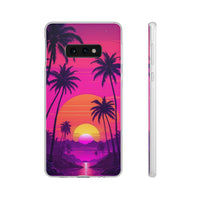 Neon Sunset & Palms Phone Case