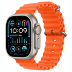 Apple - Apple Watch Ultra 2 (Titanium, Cellular, 49mm) - Orange Ocean Band -GPS + Cellular -New Open-Box - Premier Max Tech -